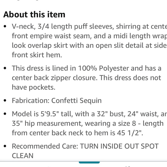 Donna Morgan Sequin Dress - Picture 5 of 5